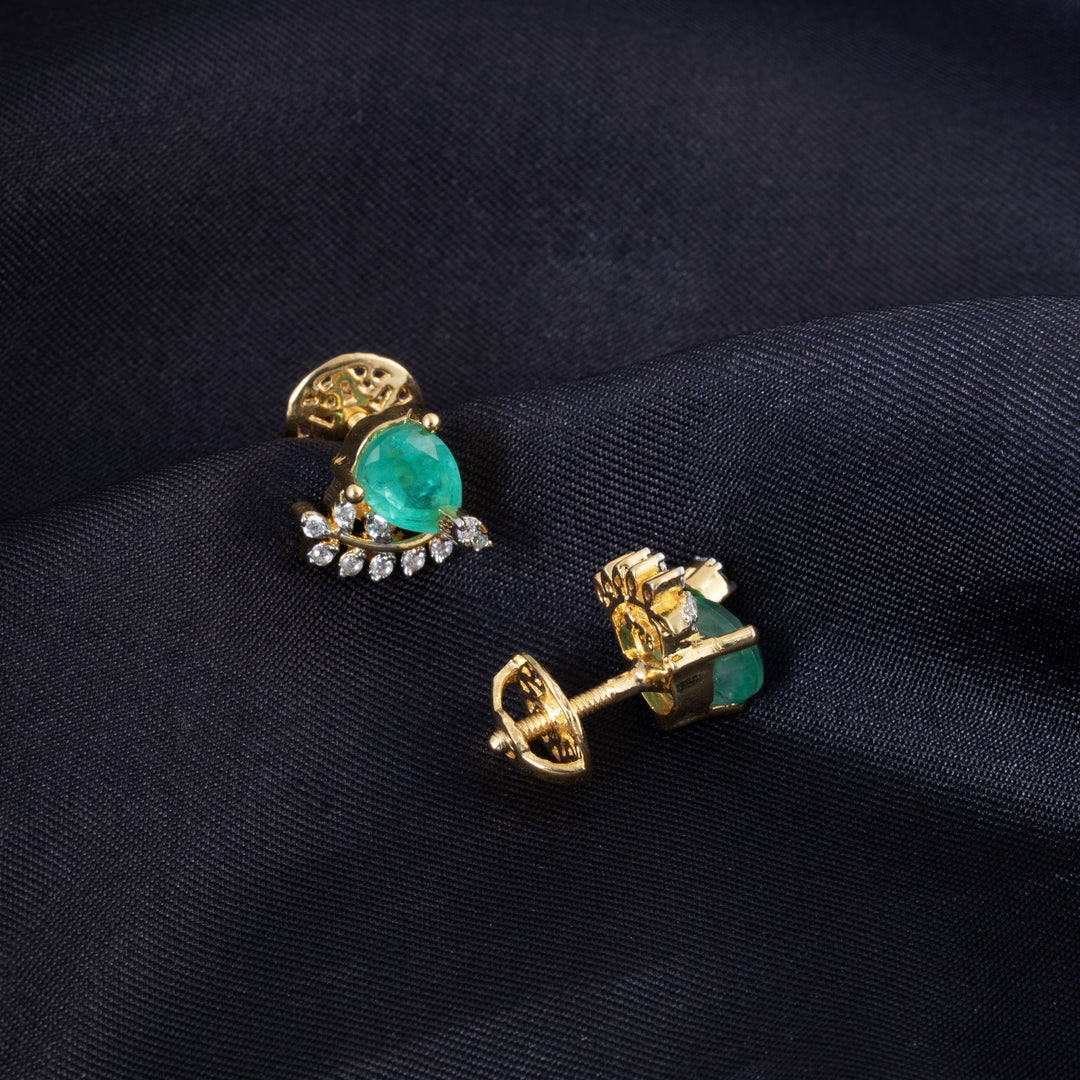 Serapha Pear Studs