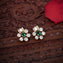 Green Petal Victorian Studs