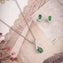 Spring Leaf Chain Pendant Set