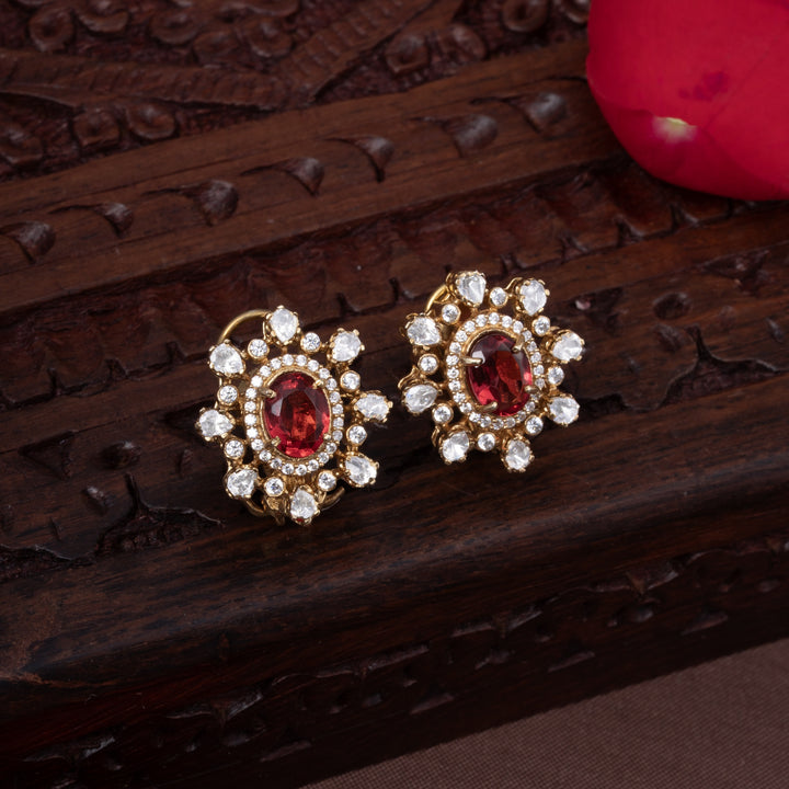 Ruby Dream Victorian Studs