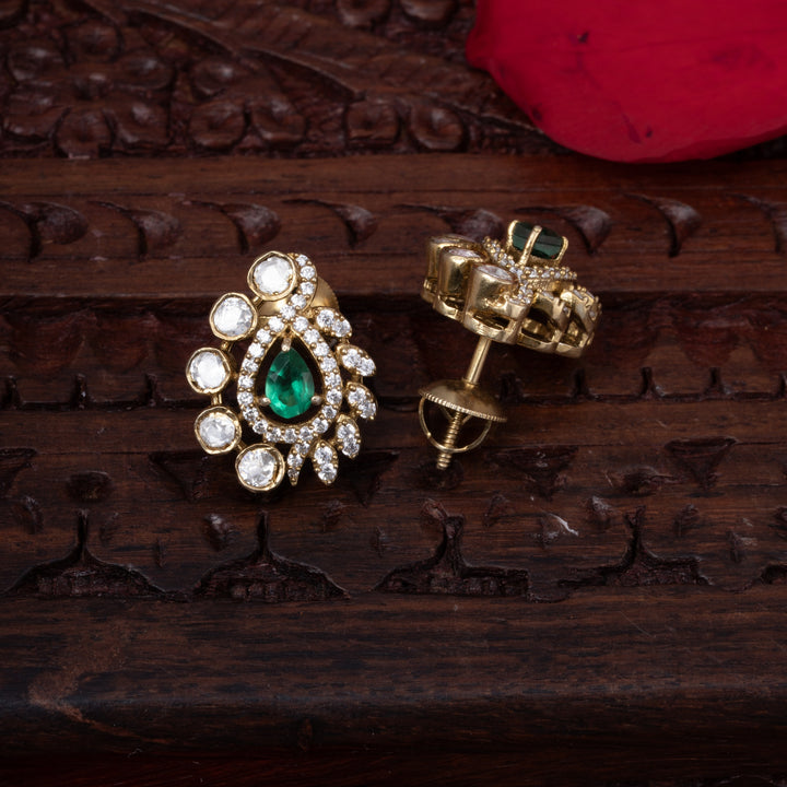 Pistachio Victorian Studs