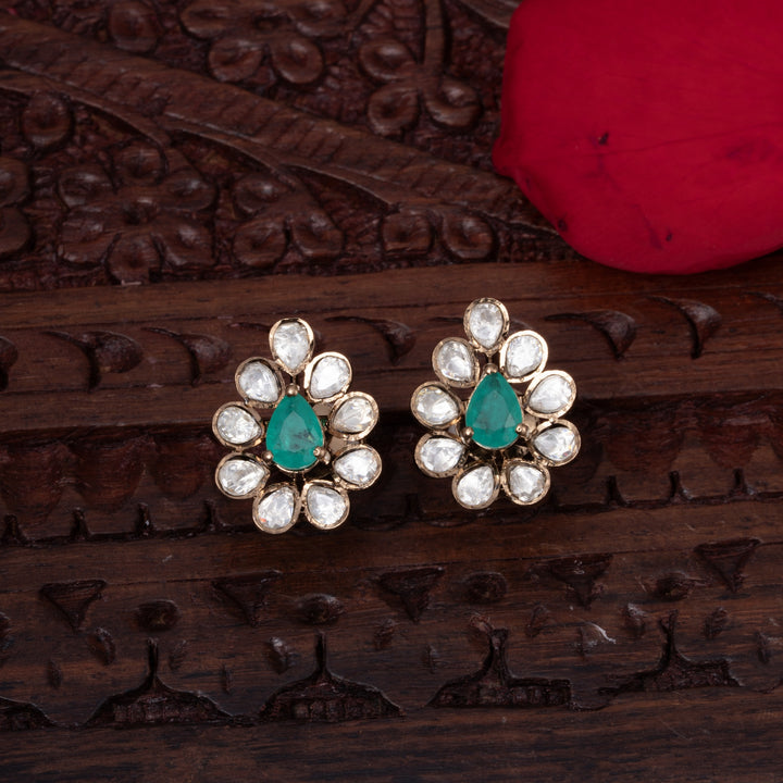 Pear Vintage Victorian Studs