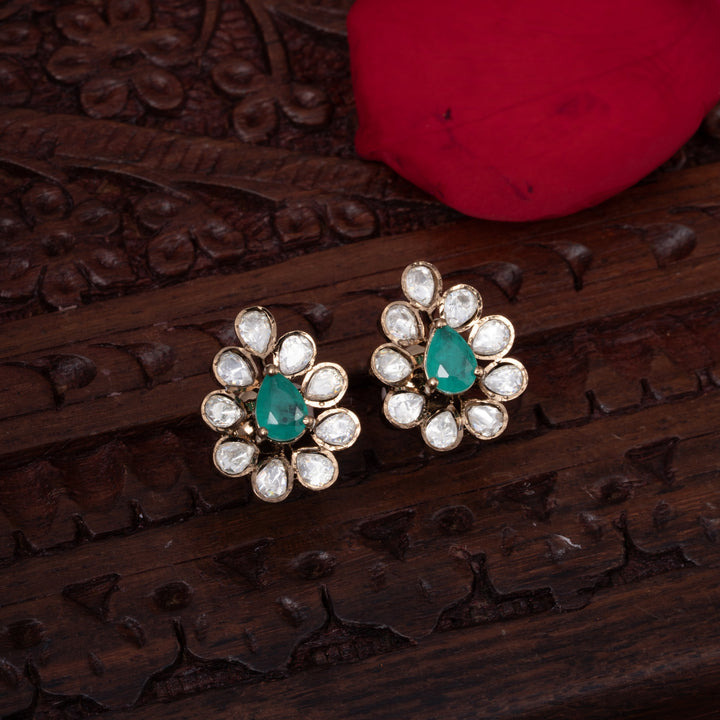 Pear Vintage Victorian Studs