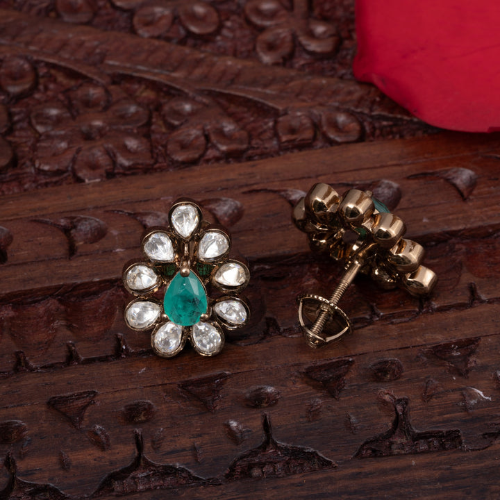 Pear Vintage Victorian Studs
