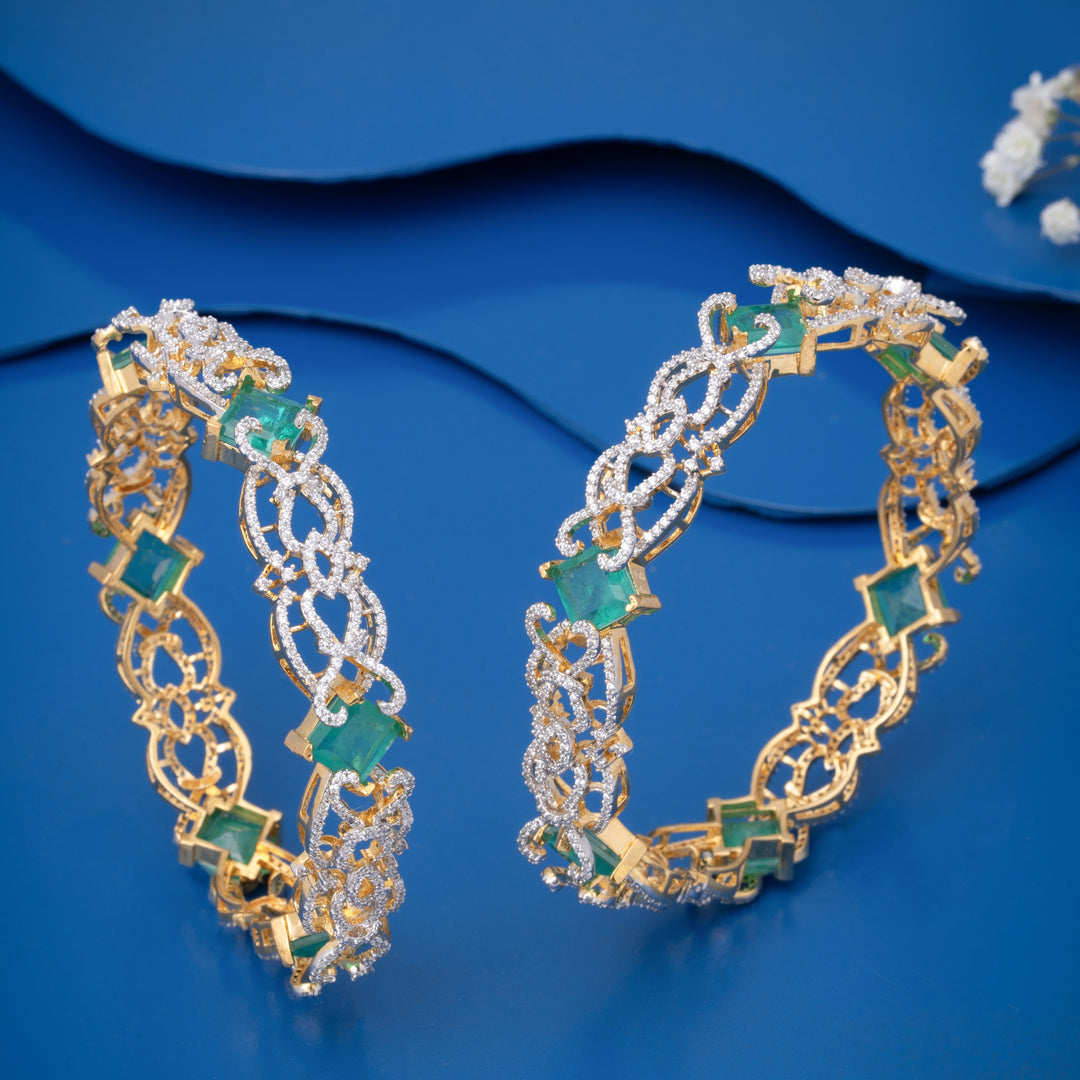 Greenia-CZ Bangles