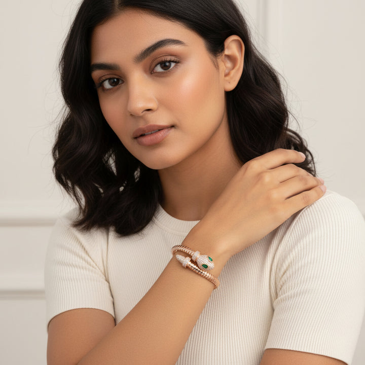 Sleek Serpentine Bracelet