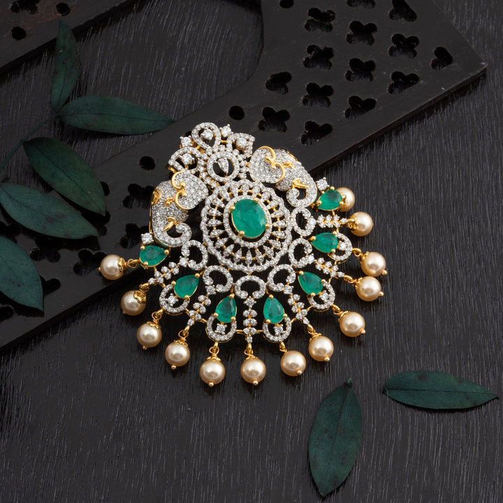 Gajora CZ Pendant Set