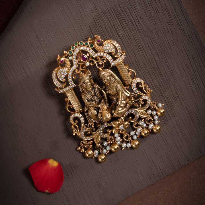 Krishna Priya Jadau Pendant