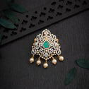 Pearl-Tailed CZ Pendant