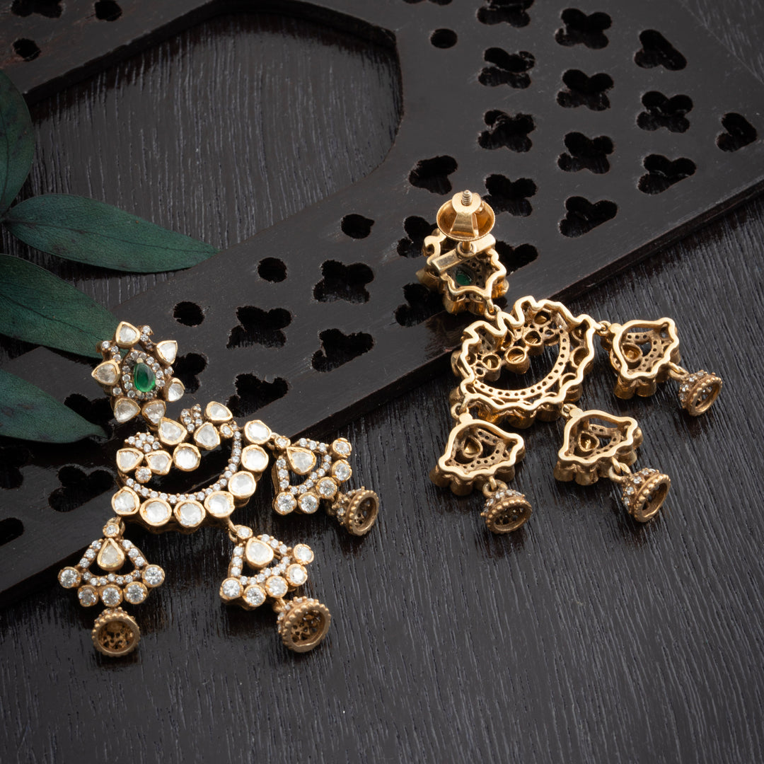 Bloomia Moissanite Danglers