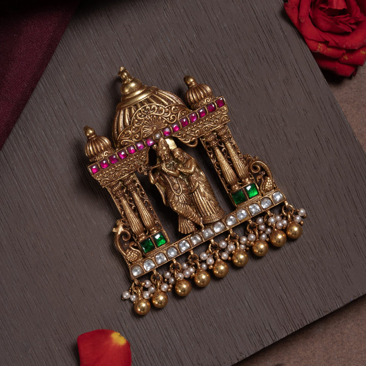 Param Prem Jadau Pendant