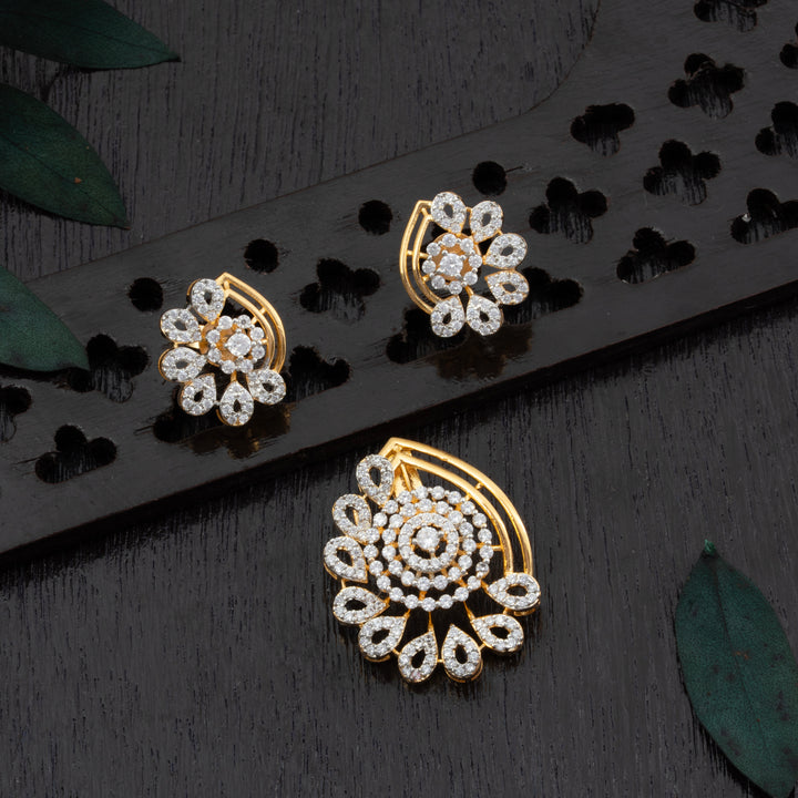 Florix CZ Pendant Set