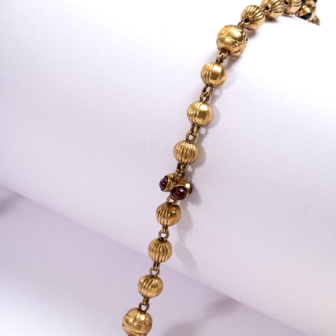 Swapna Gold-Beaded Mala