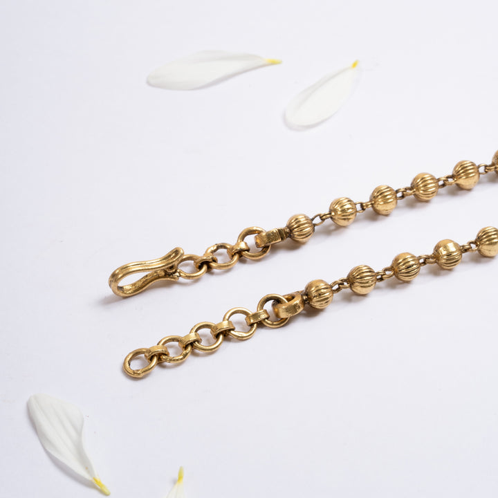 Swapna Gold-Beaded Mala