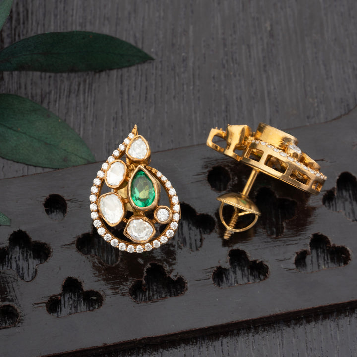 Petal Crest Victorian Studs