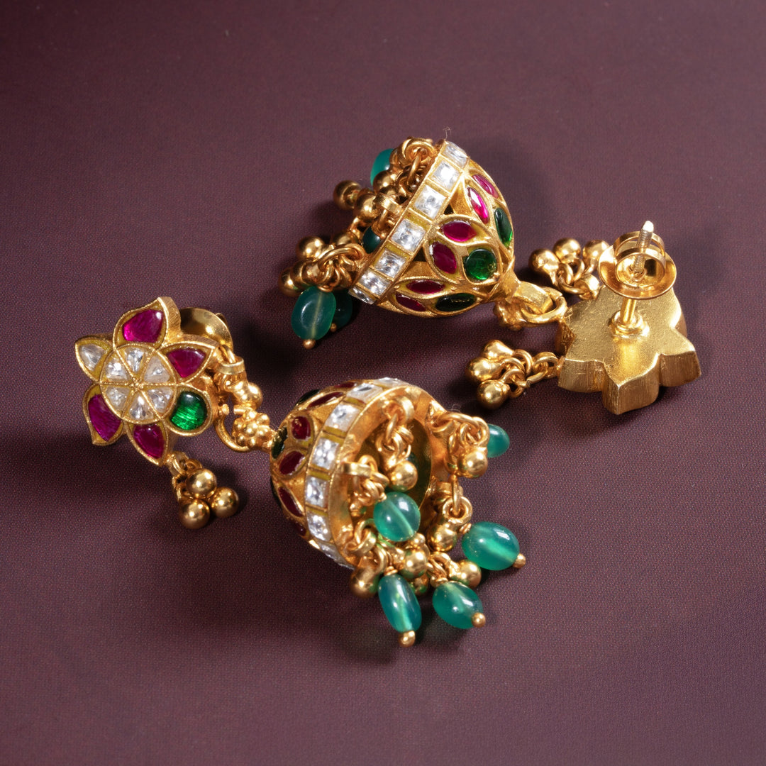 Swarna Lotus Jhumki