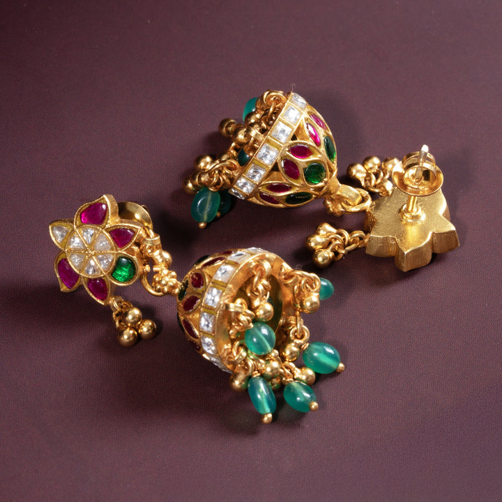 Swarna Lotus Jhumki