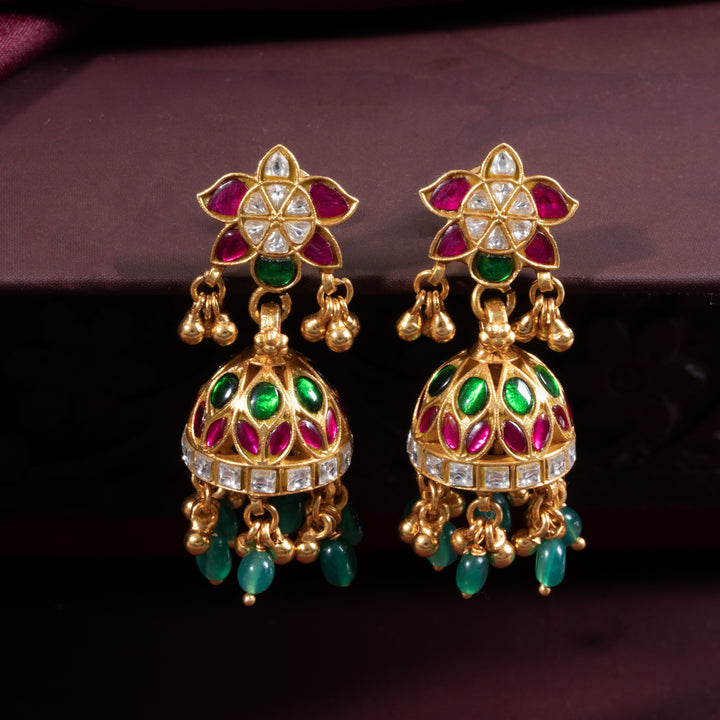 Swarna Lotus Jhumki