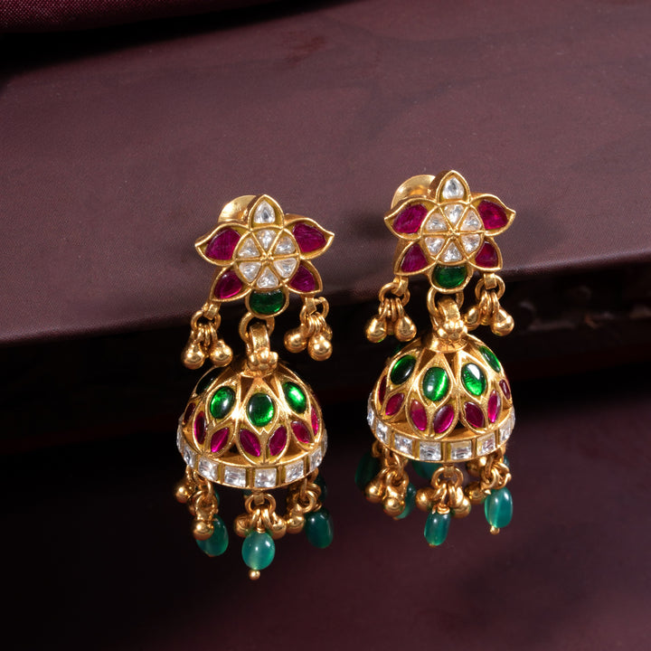 Swarna Lotus Jhumki