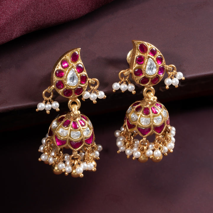 Bloom Berry Jhumki