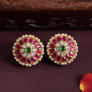 Rosvya Kundan Studs