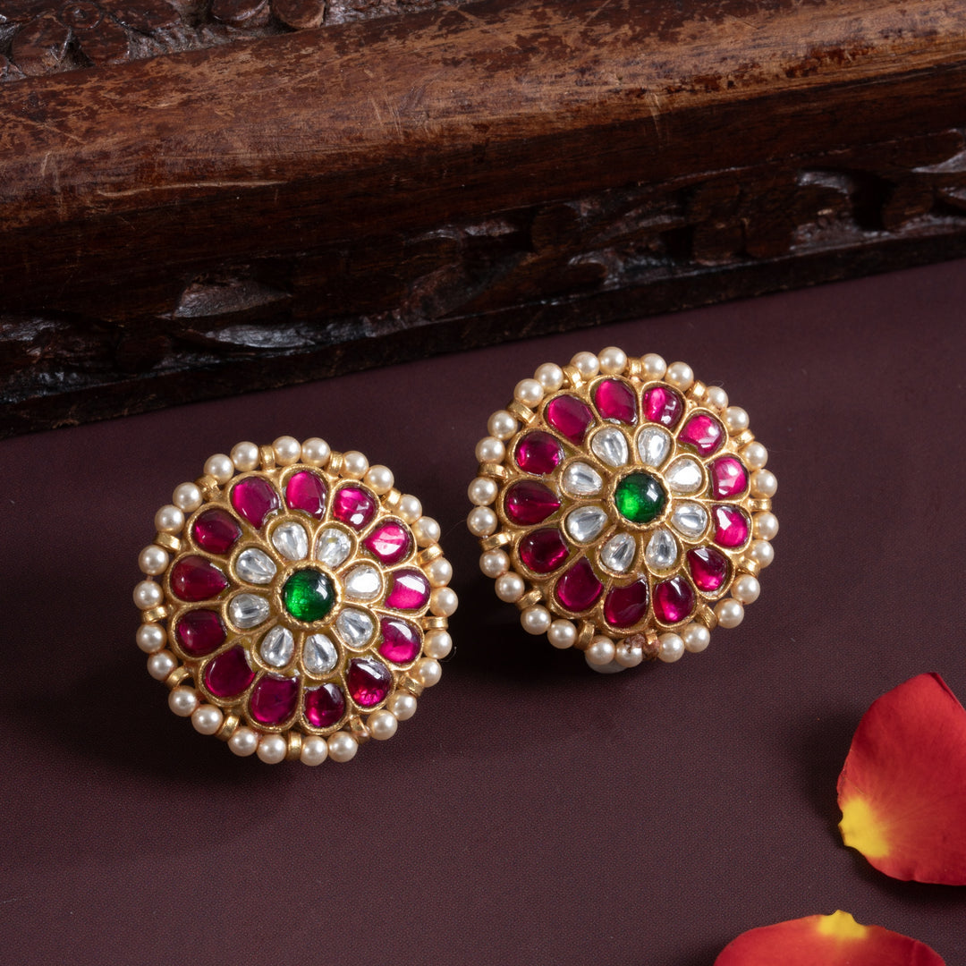 Rosvya Kundan Studs