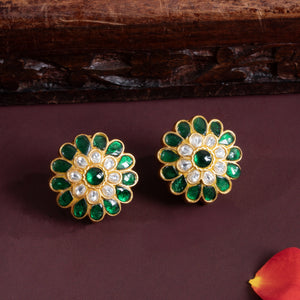 Floravya Kundan Studs