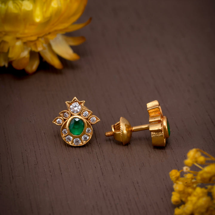 Dot & Bloom Stud Earrings