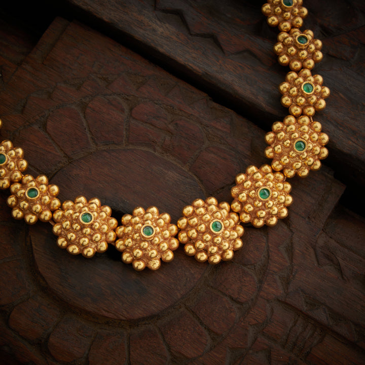 Crimson Petals Necklace Set