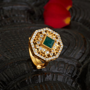 Kanakangi Emerald Ring