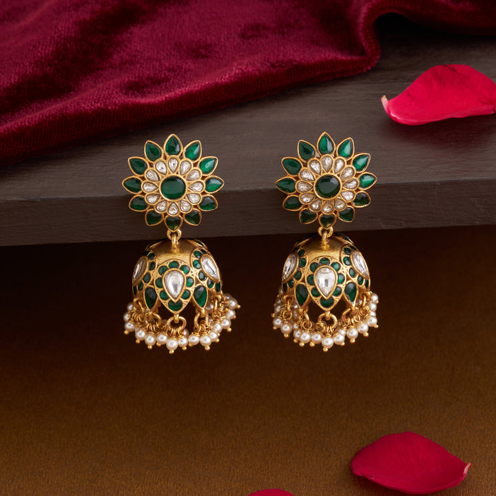 Green Bloss Jhumki