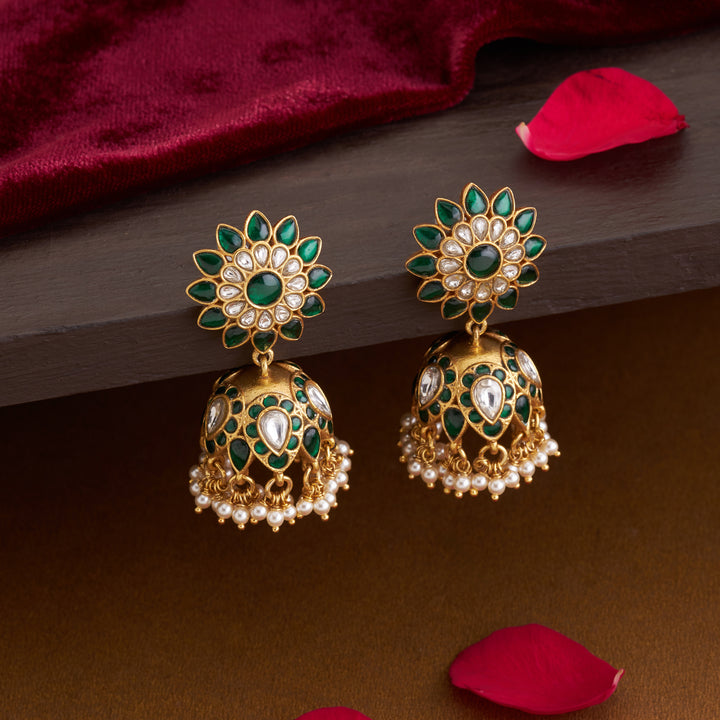 Green Bloss Jhumki