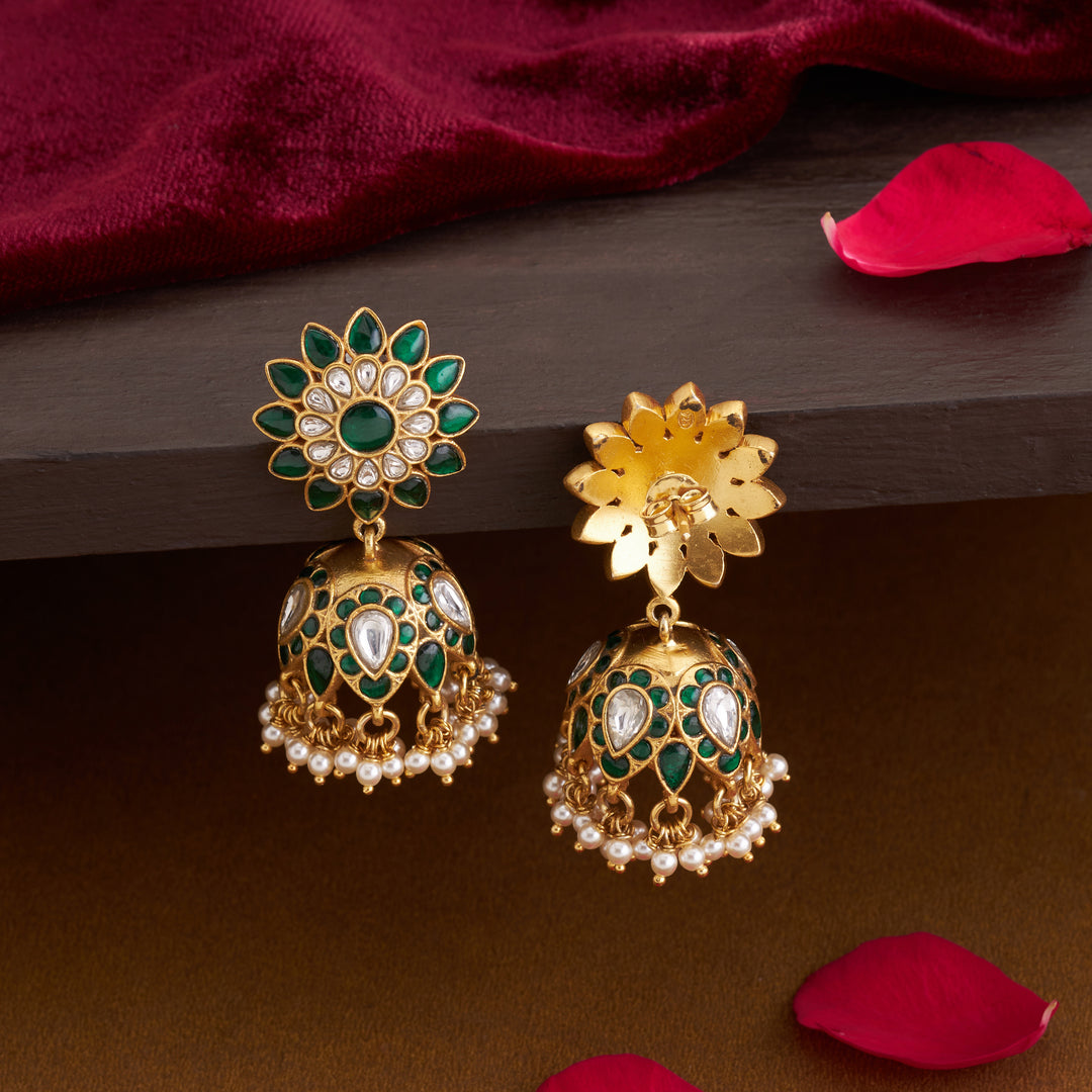Green Bloss Jhumki