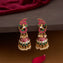 Pari Peacock Kundan Jhumki