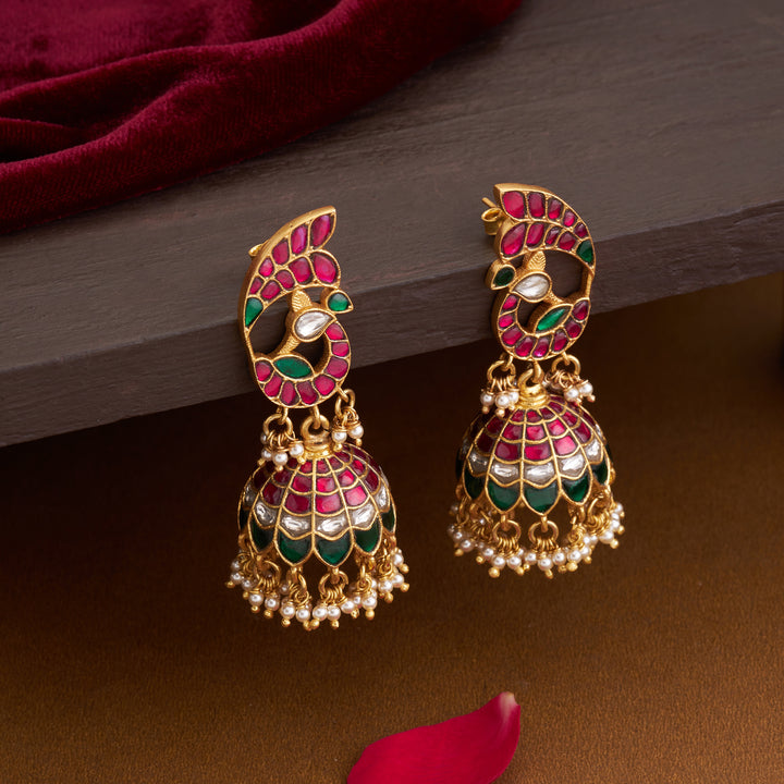 Pari Peacock Jhumki