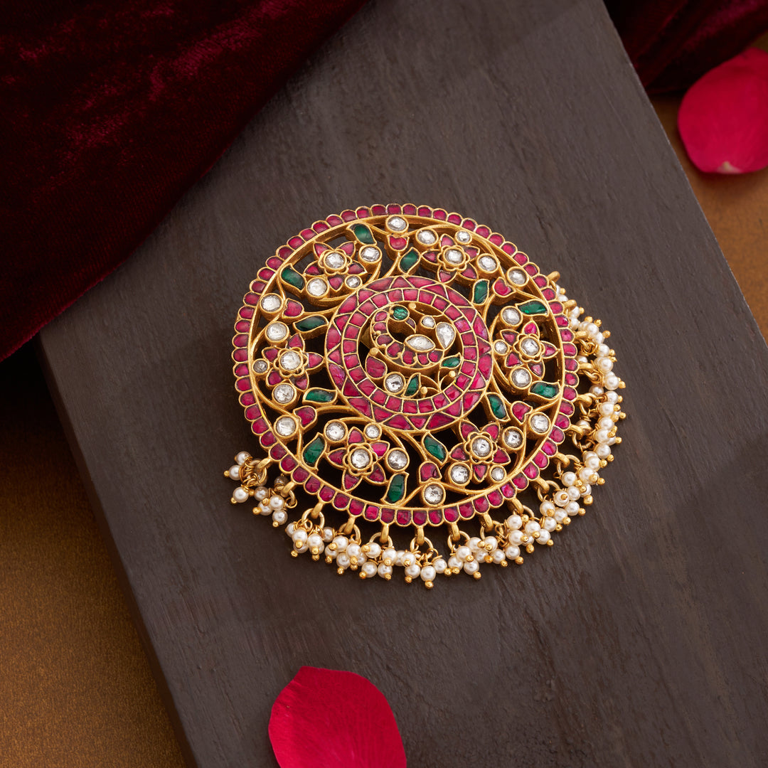 Rajmayuri Kundan Pendant