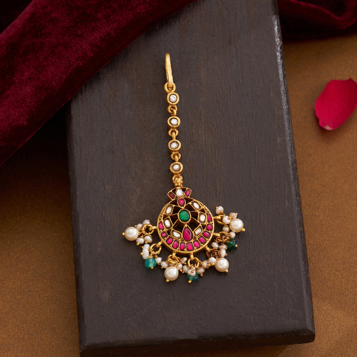 Kundan Dhara Maang Tikka