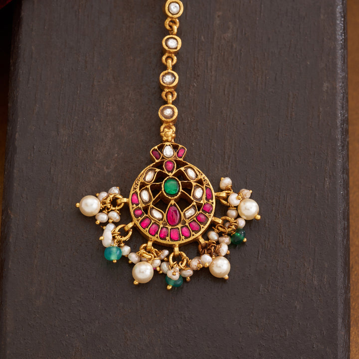Kundan Dhara Maang Tikka