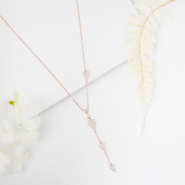 Heart Line Chain Pendant