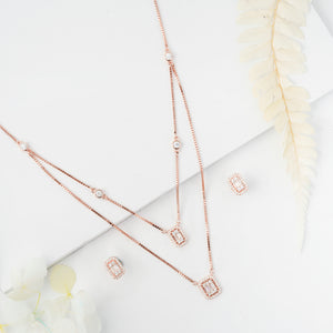 Rectanzia Chain Pendant Set