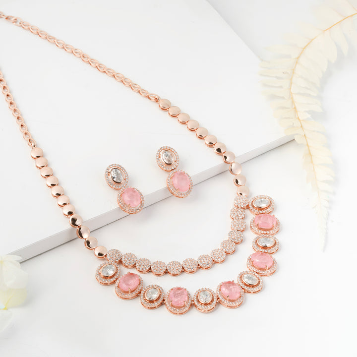 Blush Berry Necklace Set