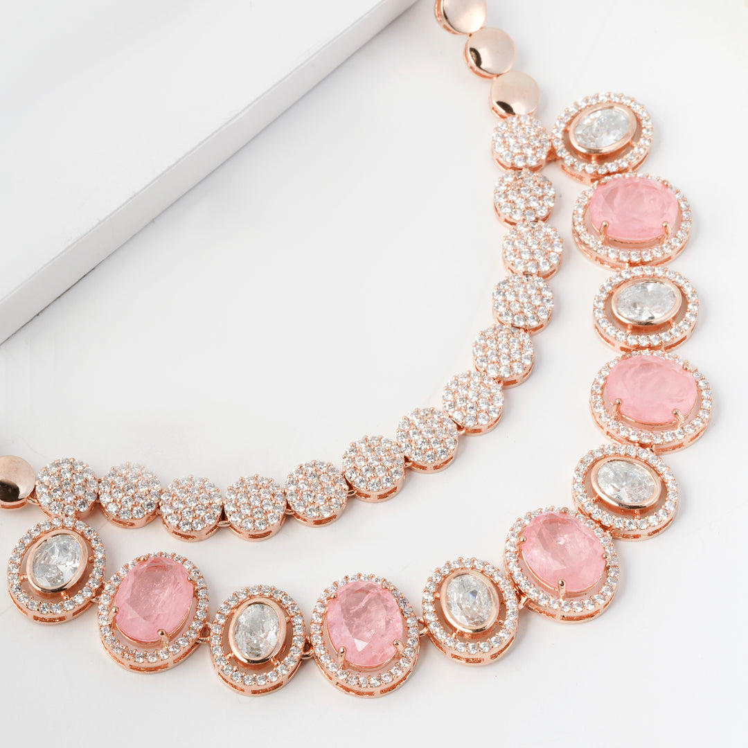 Blush Berry Necklace Set
