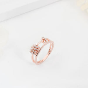 CZ Rosetone Ring