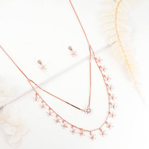 Blossom Layers Necklace Set
