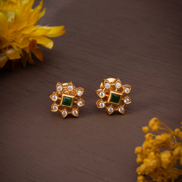 Emeralia Petal Studs