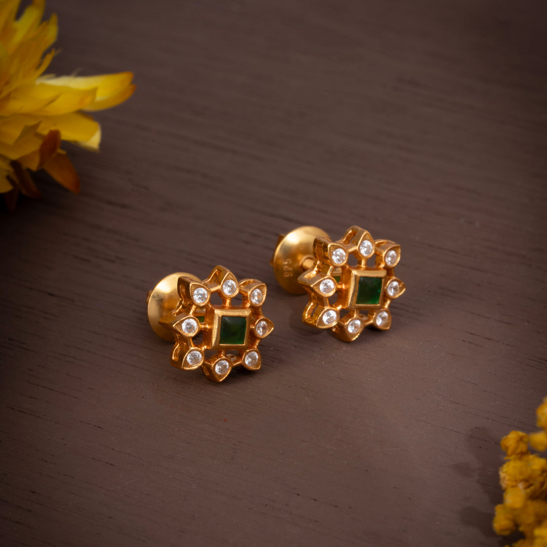 Emeralia Petal Studs