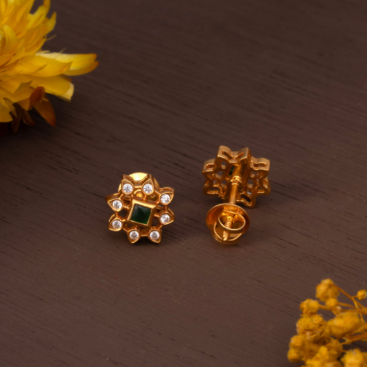 Emeralia Petal Studs