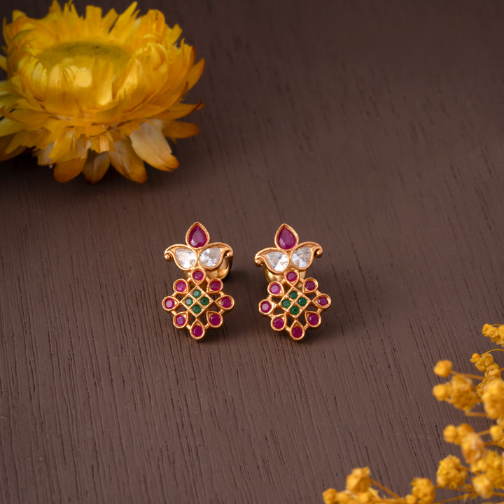 Ruby Mehka Stud Earrings
