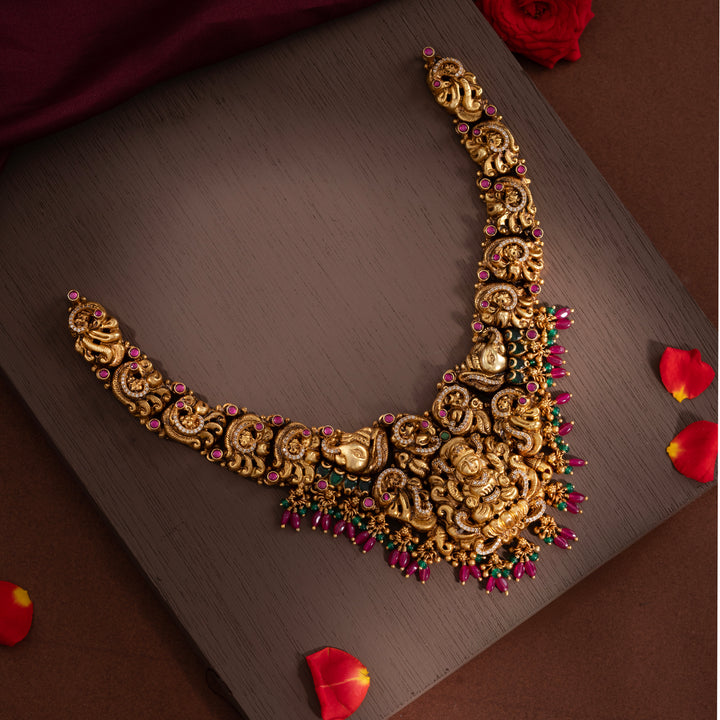 Devi Hasti Mandala Short Necklace