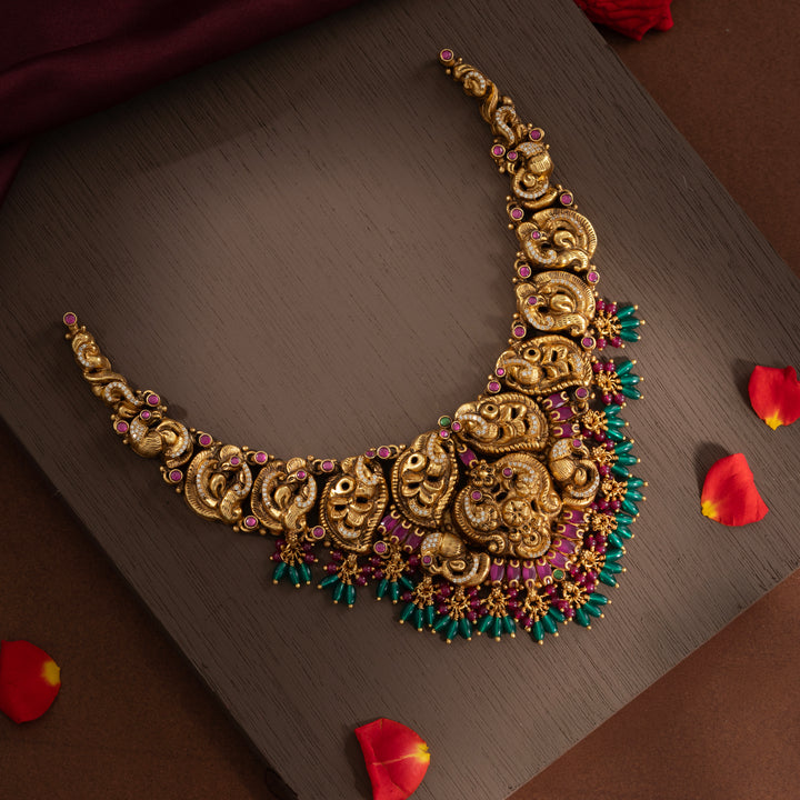 Naksha Pushpini Short Necklace